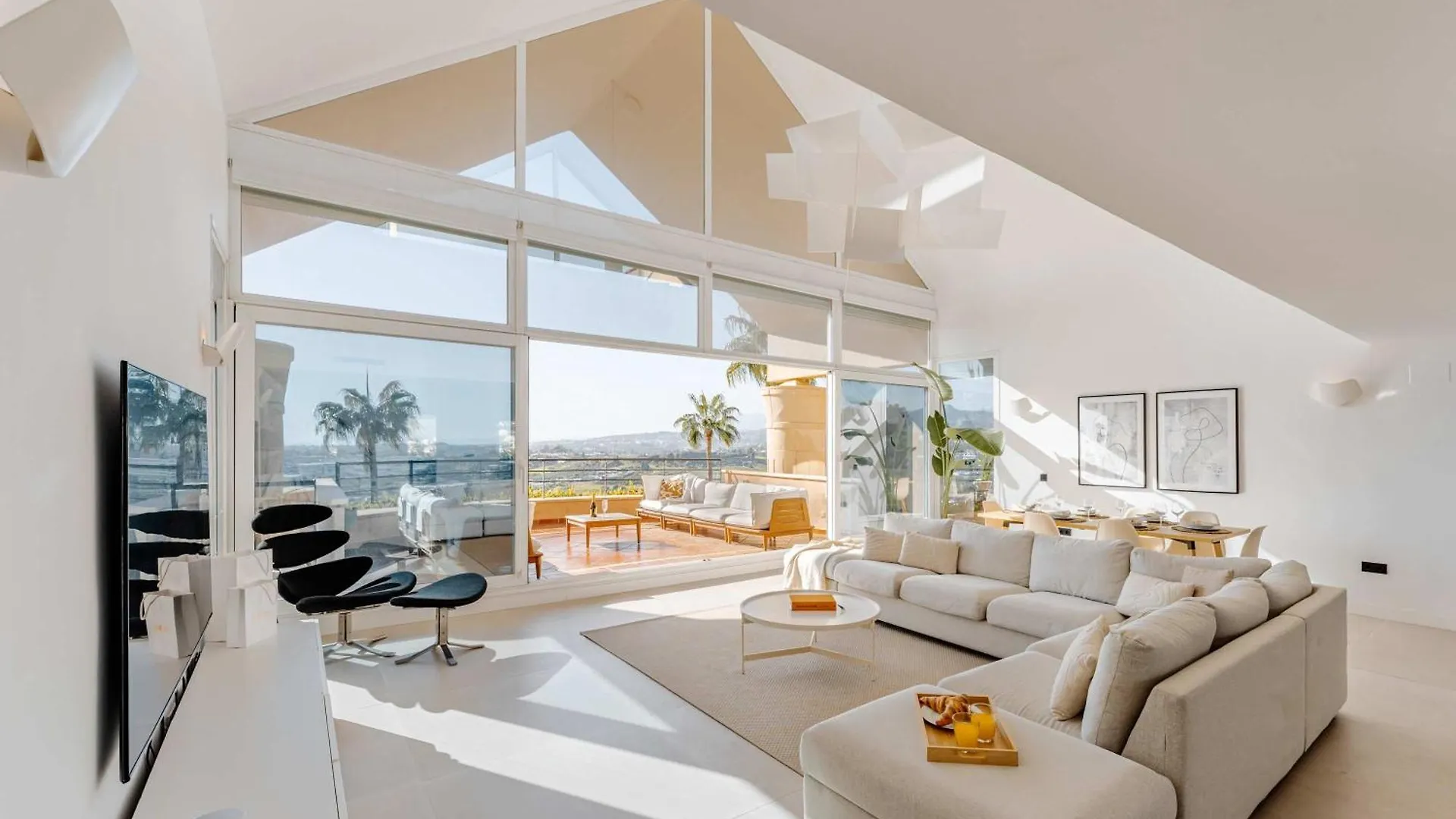 Heated Rooftop Pool Penthouse Views Magna Marbella Spain